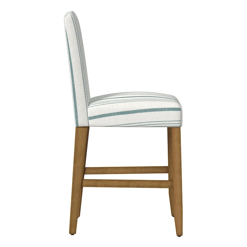 Tabouret de bar HomePop à dossier incurvé 24 pouces - 61 cm (24 pouces)