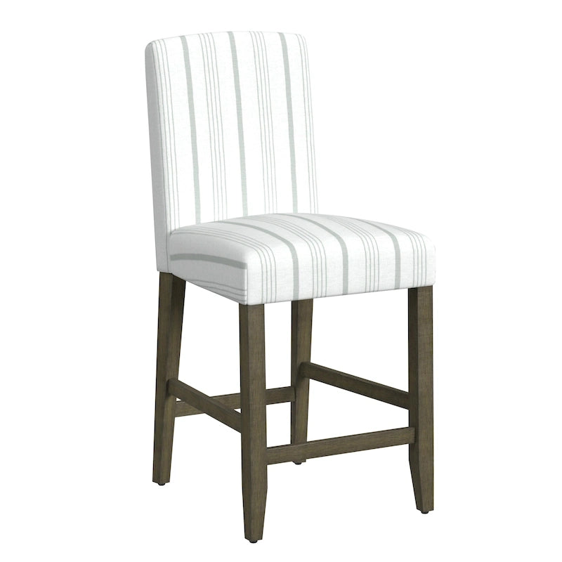 Tabouret de bar HomePop à dossier incurvé 24 pouces - 61 cm (24 pouces)