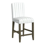 Tabouret de bar HomePop à dossier incurvé 24 pouces - 61 cm (24 pouces)