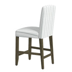 Tabouret de bar HomePop à dossier incurvé 24 pouces - 61 cm (24 pouces)