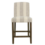 Tabouret de bar HomePop à dossier incurvé 24 pouces - 61 cm (24 pouces)