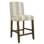 Tabouret de bar HomePop à dossier incurvé 24 pouces - 61 cm (24 pouces)