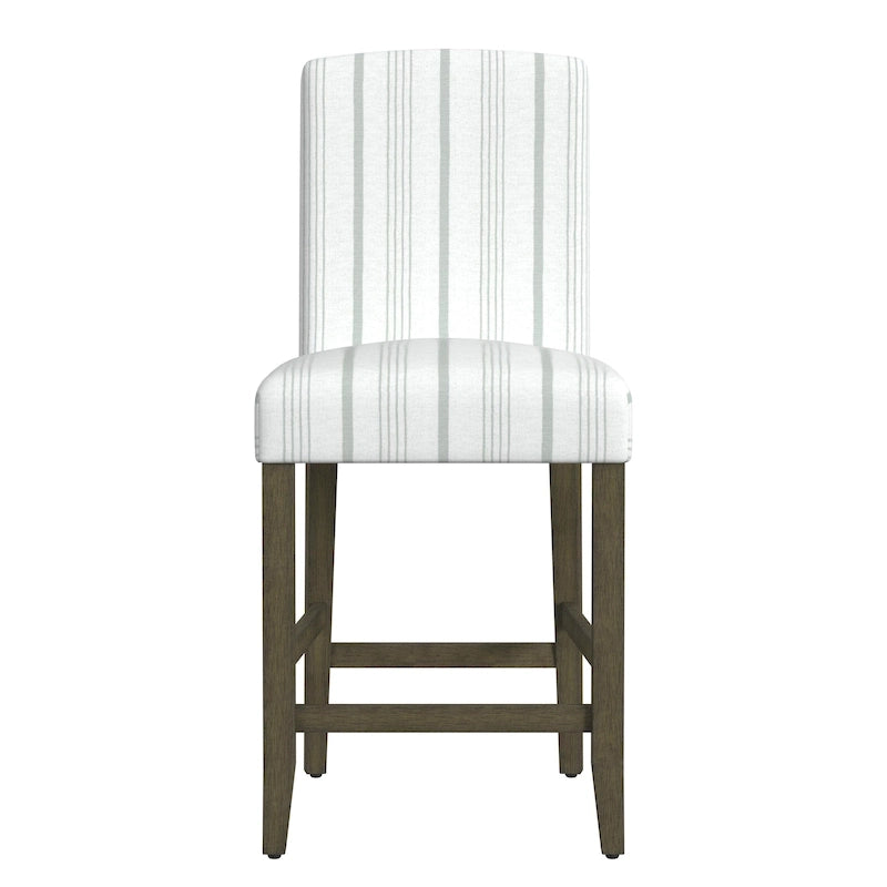 Tabouret de bar HomePop à dossier incurvé 24 pouces - 61 cm (24 pouces)