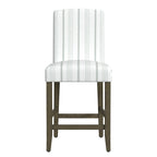 Tabouret de bar HomePop à dossier incurvé 24 pouces - 61 cm (24 pouces)