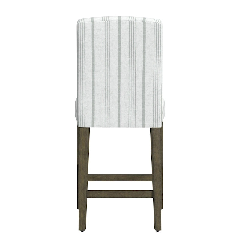 Tabouret de bar HomePop à dossier incurvé 24 pouces - 61 cm (24 pouces)