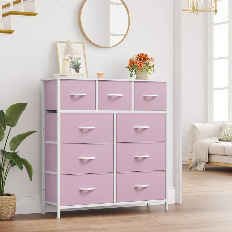 Tour de rangement moderne à 9 tiroirs pour chambre à coucher