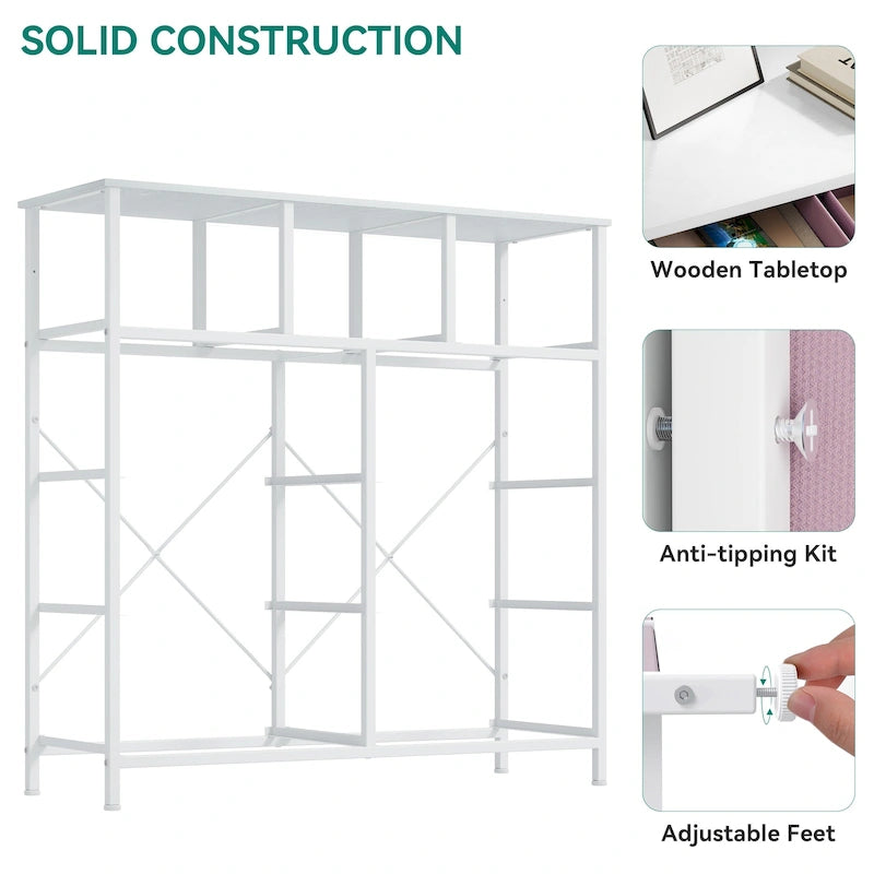 Tour de rangement moderne à 9 tiroirs pour chambre à coucher