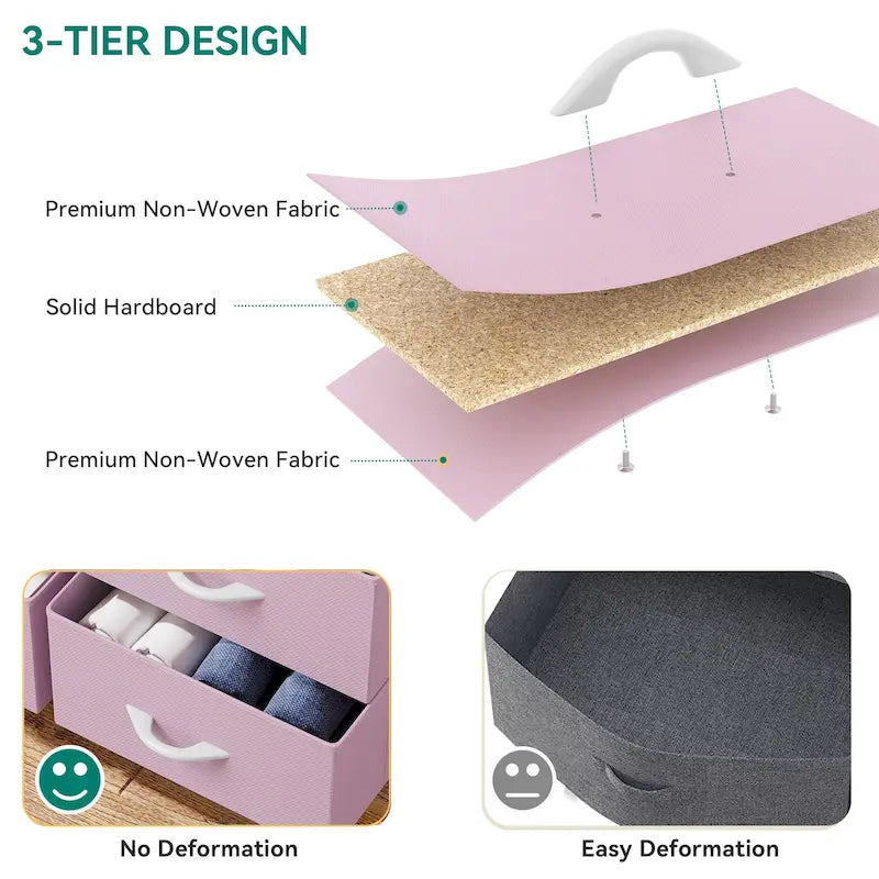 Tour de rangement moderne à 9 tiroirs pour chambre à coucher