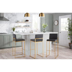 Tabouret de bar à dossier haut Silver Orchid Forrest - Lot de 2