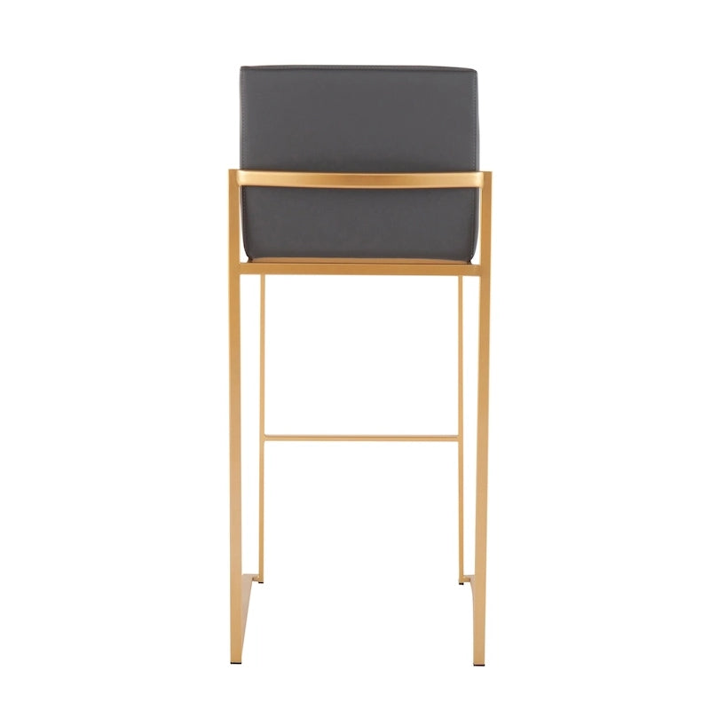 Tabouret de bar à dossier haut Silver Orchid Forrest - Lot de 2