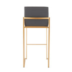 Tabouret de bar à dossier haut Silver Orchid Forrest - Lot de 2