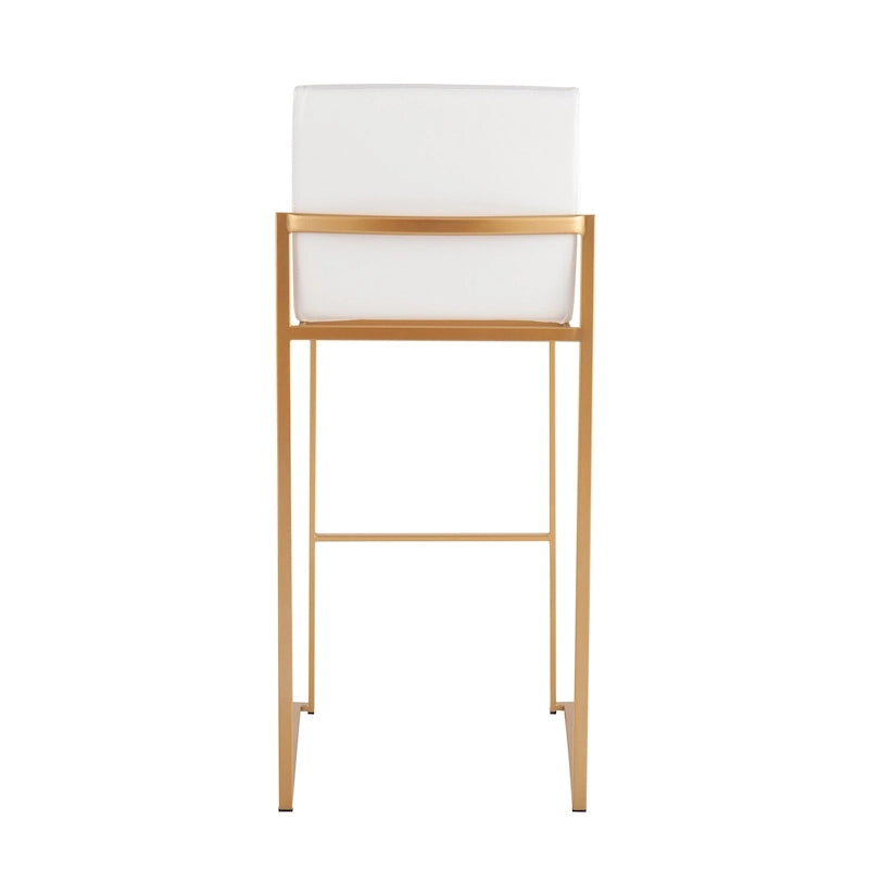 Tabouret de bar à dossier haut Silver Orchid Forrest - Lot de 2