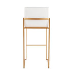 Tabouret de bar à dossier haut Silver Orchid Forrest - Lot de 2