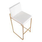 Tabouret de bar à dossier haut Silver Orchid Forrest - Lot de 2