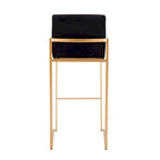 Tabouret de bar à dossier haut Silver Orchid Forrest - Lot de 2
