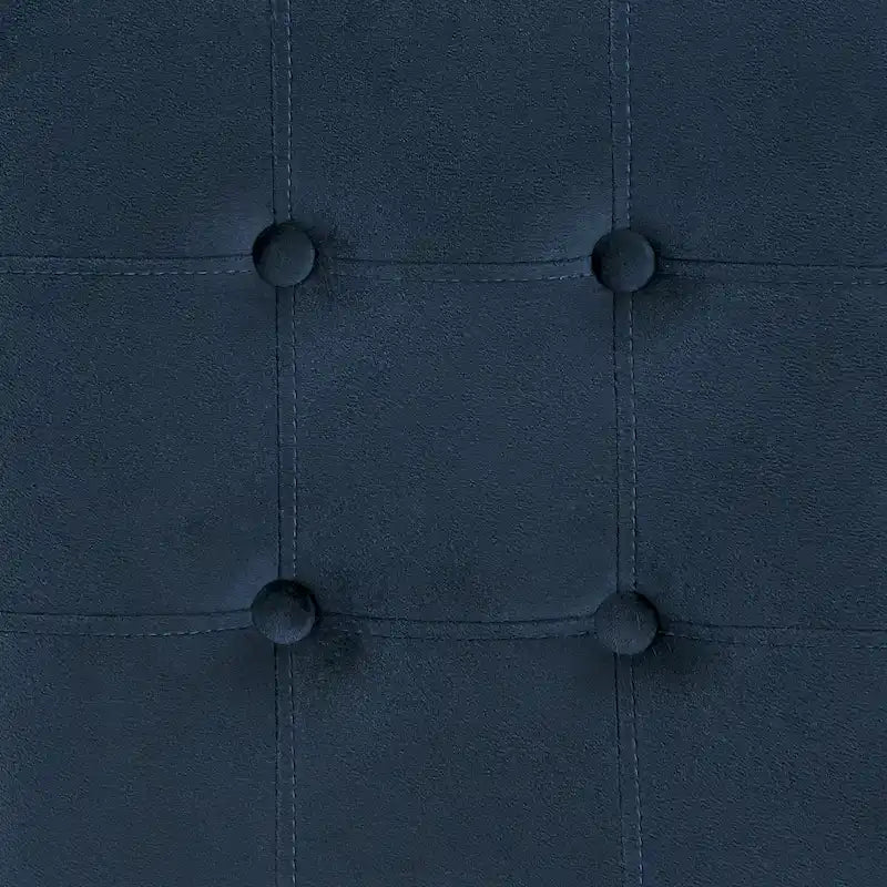 Tabourets de bar capitonnés en velours doré Perdita (lot de 2) par iNSPIRE Q Bold