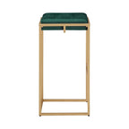 Tabourets de bar capitonnés en velours doré Perdita (lot de 2) par iNSPIRE Q Bold