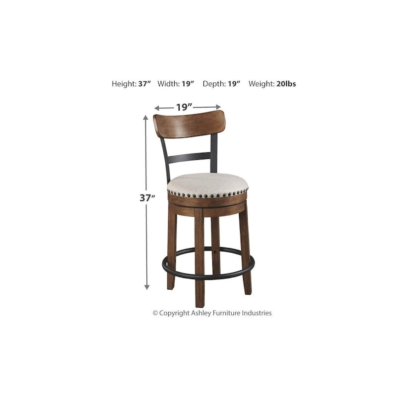 Tabouret de bar pivotant Valebeck