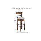 Tabouret de bar pivotant Valebeck
