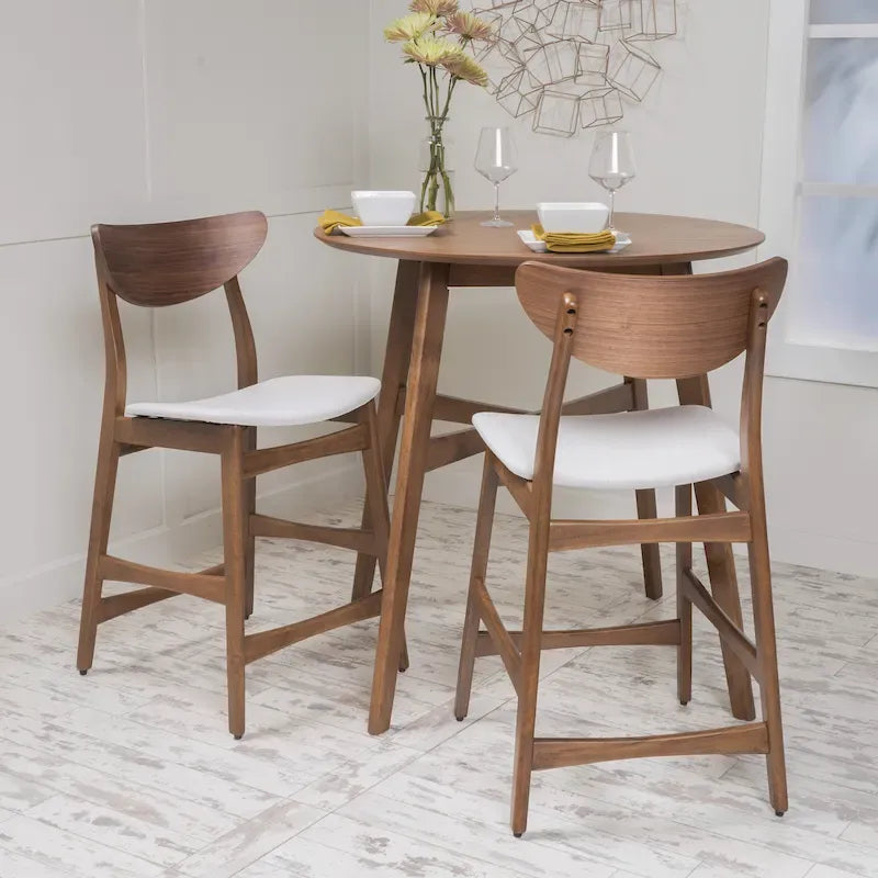 Tabouret de comptoir en bois Carson Carrington Lund de 61 cm (lot de 2) par Christopher Knight Home