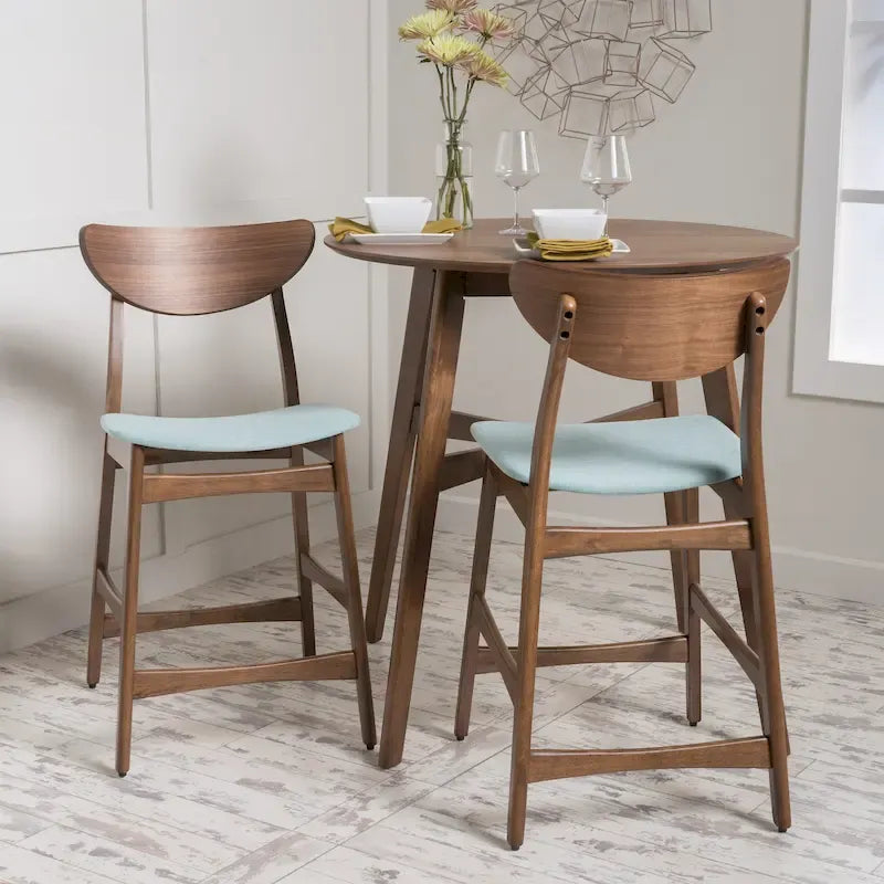 Tabouret de comptoir en bois Carson Carrington Lund de 61 cm (lot de 2) par Christopher Knight Home