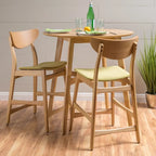 Tabouret de comptoir en bois Carson Carrington Lund de 61 cm (lot de 2) par Christopher Knight Home