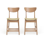 Tabouret de comptoir en bois Carson Carrington Lund de 61 cm (lot de 2) par Christopher Knight Home