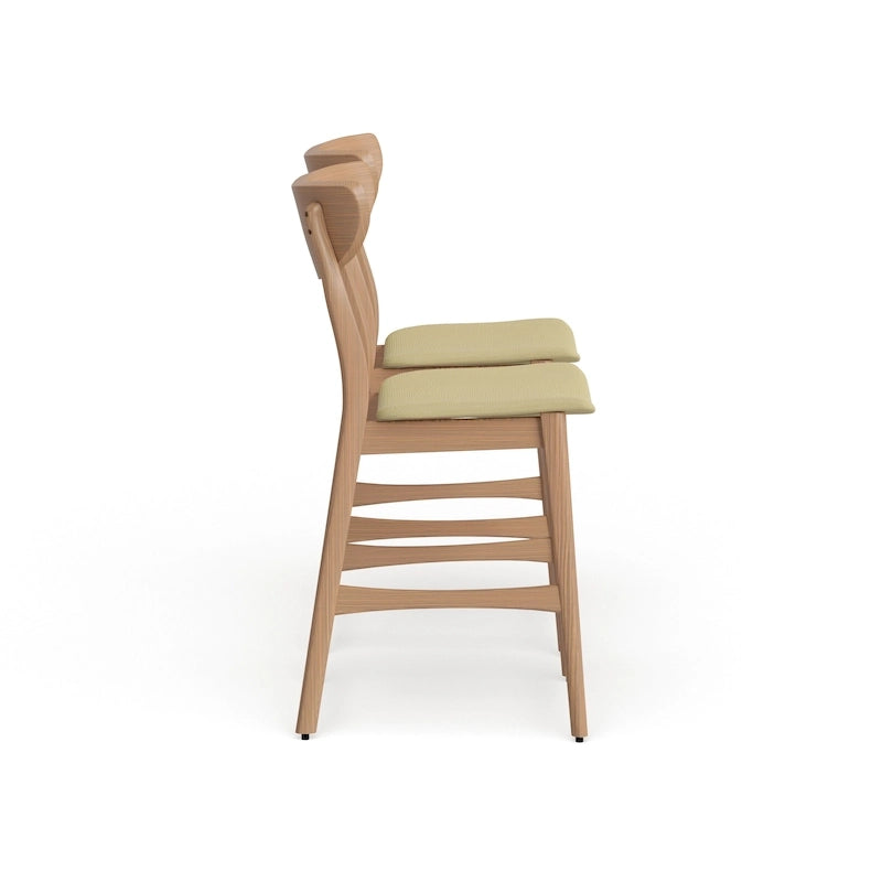 Tabouret de comptoir en bois Carson Carrington Lund de 61 cm (lot de 2) par Christopher Knight Home