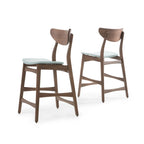 Tabouret de comptoir en bois Carson Carrington Lund de 61 cm (lot de 2) par Christopher Knight Home