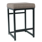 Tabouret de bar sans dossier HomePop en métal 24 pouces (61 cm)
