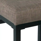 Tabouret de bar sans dossier HomePop en métal 24 pouces (61 cm)