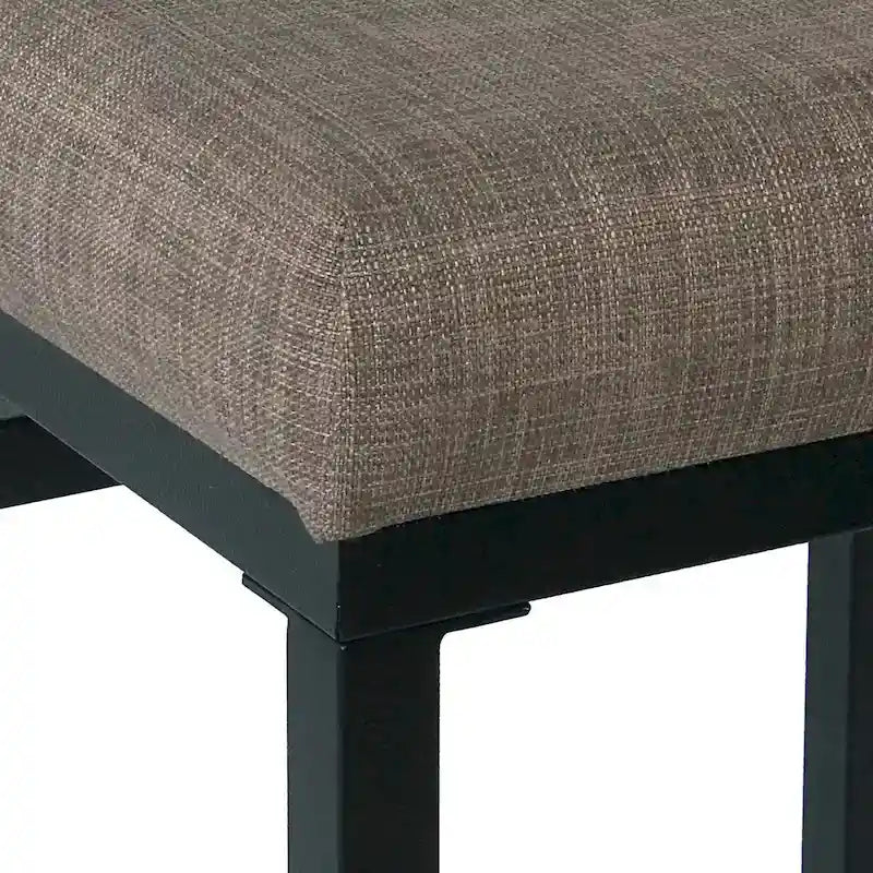 Tabouret de bar sans dossier HomePop en métal 24 pouces (61 cm)