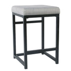 Tabouret de bar sans dossier HomePop en métal 24 pouces (61 cm)