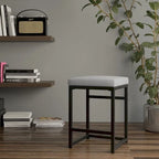 Tabouret de bar sans dossier HomePop en métal 24 pouces (61 cm)
