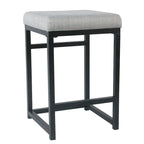 Tabouret de bar sans dossier HomePop en métal 24 pouces (61 cm)