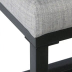 Tabouret de bar sans dossier HomePop en métal 24 pouces (61 cm)