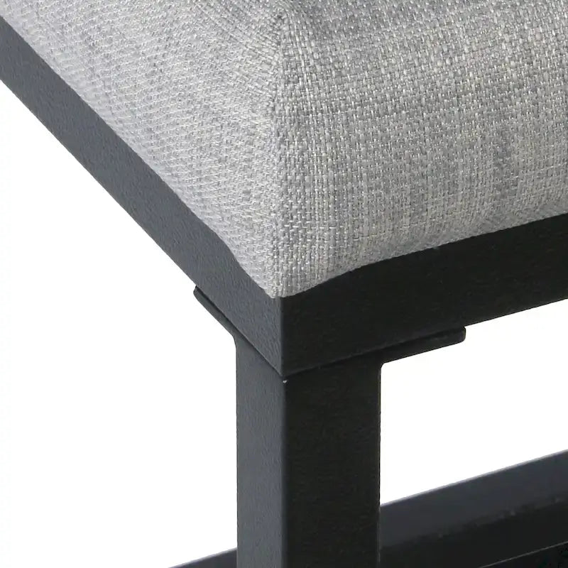 Tabouret de bar sans dossier HomePop en métal 24 pouces (61 cm)