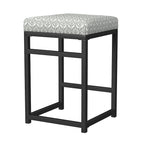 Tabouret de bar sans dossier HomePop en métal 24 pouces (61 cm)