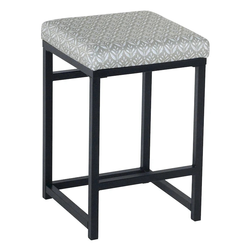Tabouret de bar sans dossier HomePop en métal 24 pouces (61 cm)