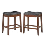Tabourets de bar rembourrés Simple Living Lonnie de 61 cm (lot de 2)