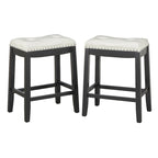 Tabourets de bar rembourrés Simple Living Lonnie de 61 cm (lot de 2)