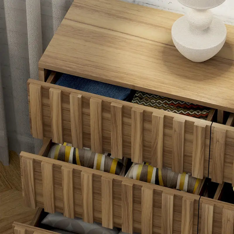 Commode à 9 tiroirs, tour de rangement pour chambre à coucher