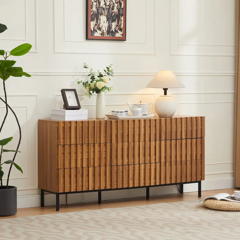 Commode à 9 tiroirs, tour de rangement pour chambre à coucher