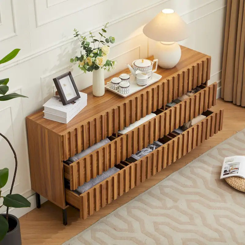 Commode à 9 tiroirs, tour de rangement pour chambre à coucher