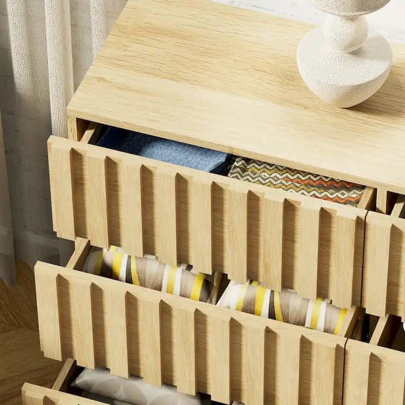 Commode à 9 tiroirs, tour de rangement pour chambre à coucher