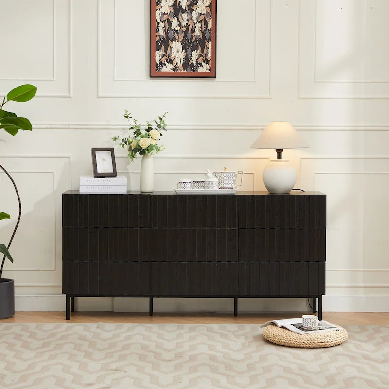 Commode à 9 tiroirs, tour de rangement pour chambre à coucher