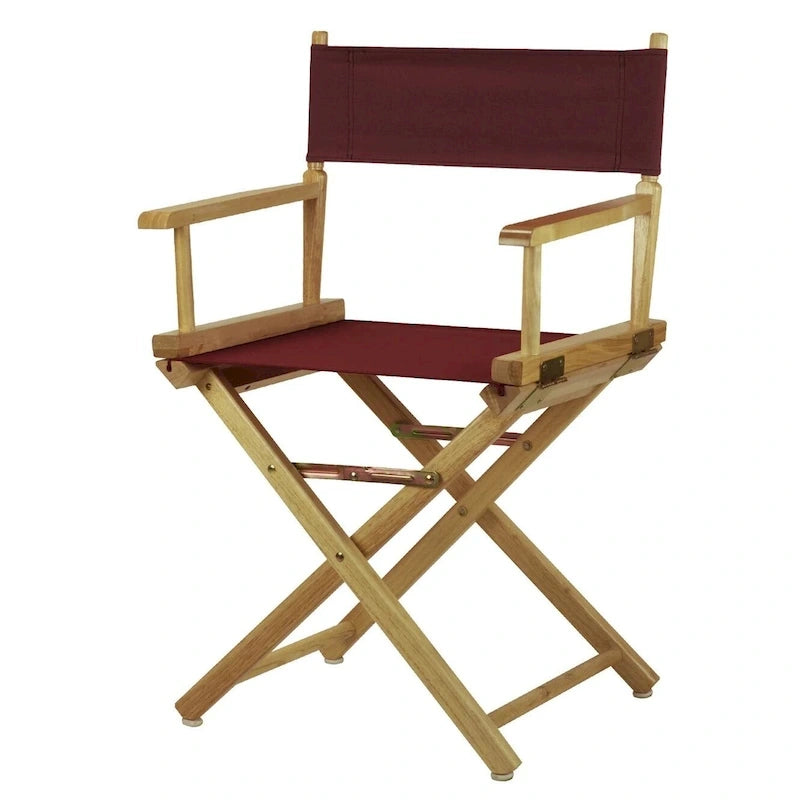 Chaise de réalisateur Natural Frame de 18 pouces