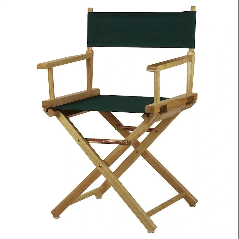 Chaise de réalisateur Natural Frame de 18 pouces