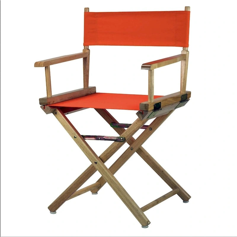 Chaise de réalisateur Natural Frame de 18 pouces