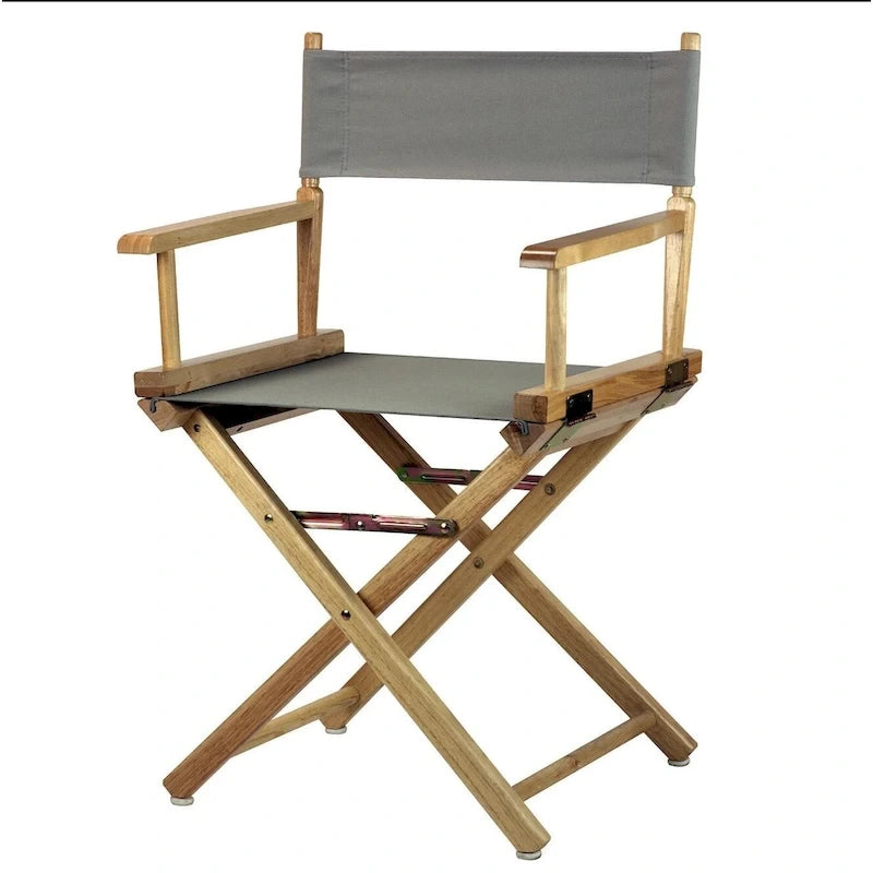 Chaise de réalisateur Natural Frame de 18 pouces
